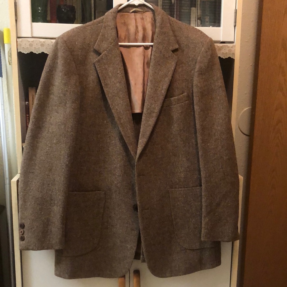 Earthy Brown Classic Wool Sport Coat